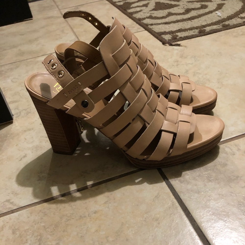 Nude high heels